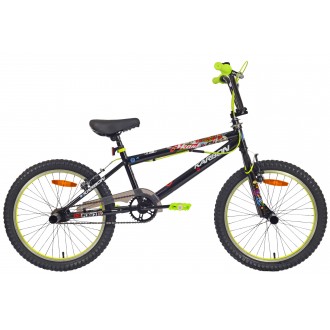 Jalgratas Karbon BMX 20 black-lime Jalgratas Karbon BMX 20 black-lime