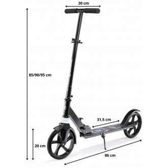 Tõukeratas HyperMotion City Swift 12 black