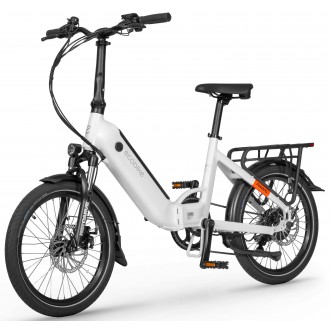 Elektrijalgratas Ecobike Rhino Arctic White 504Wh