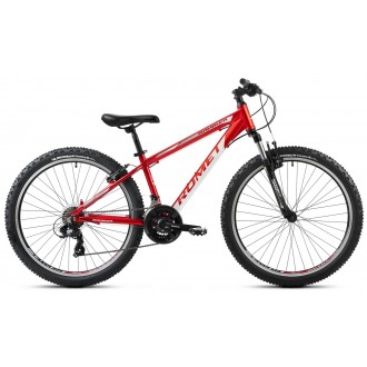 Jalgratas Romet Rambler R6.1 2025 red-white-grey-21 Jalgratas Romet Rambler R6.1 2025 red-white-grey-21